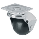 Rodaja esférica, 40 mm con placa giratoria, FIERO RO-40P