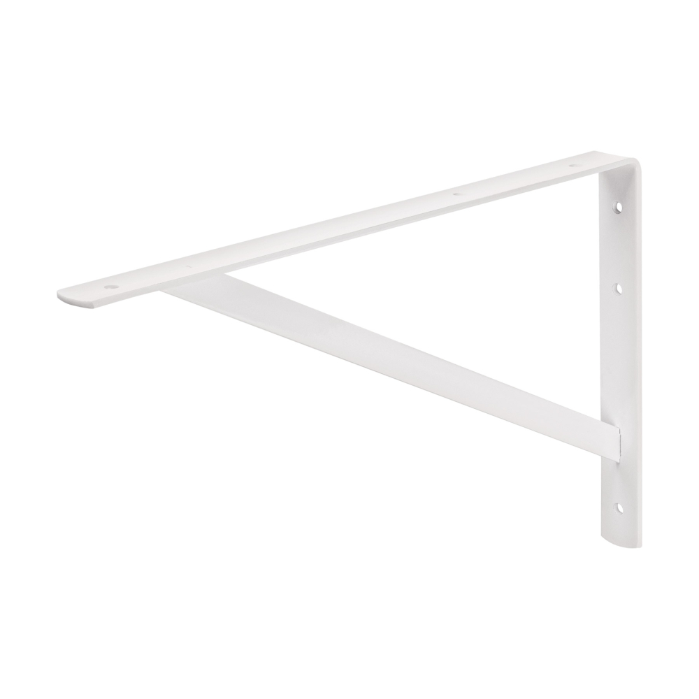 Ménsula reforzada de acero, blanca, 10 x 16', FIERO MER-16B