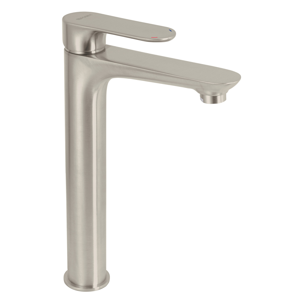 Monomando alto para lavabo, satín, FOSET RIVIERA RIM-46N
