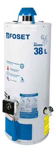 Calentador de depósito, 38L, 1 servicio, gas natural, FOSET CALE-38D-N