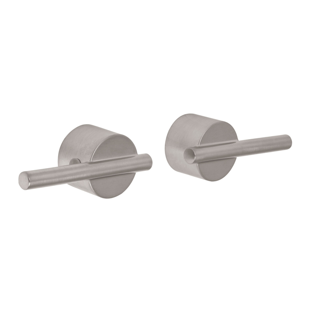 Juego manerales mezcladora de pared, lavabo, satín, ELEMENT ELMM-07N