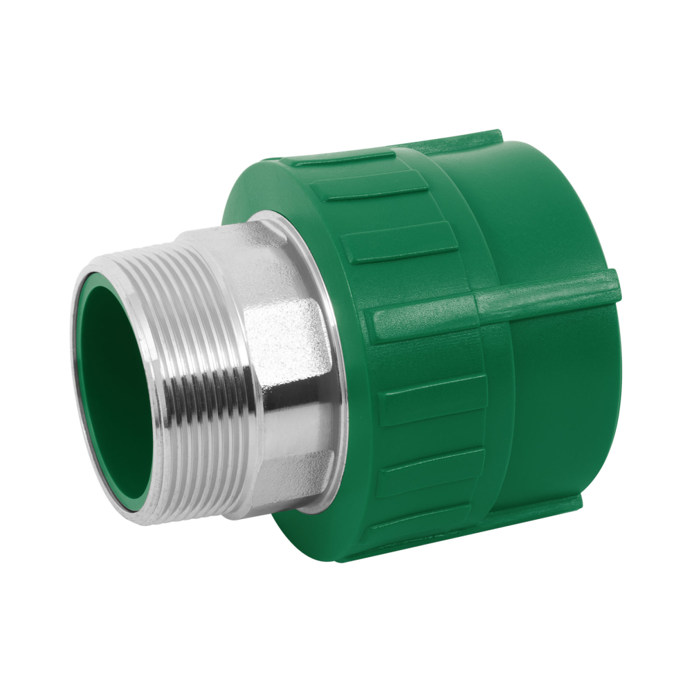Adaptador PPR 2' macho con inserto metálico, FOSET CV-616