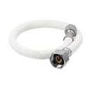 Manguera lavabo/fregadero, vinilo blanco, 1/2' x 3/8',40 cm FLA-40VL