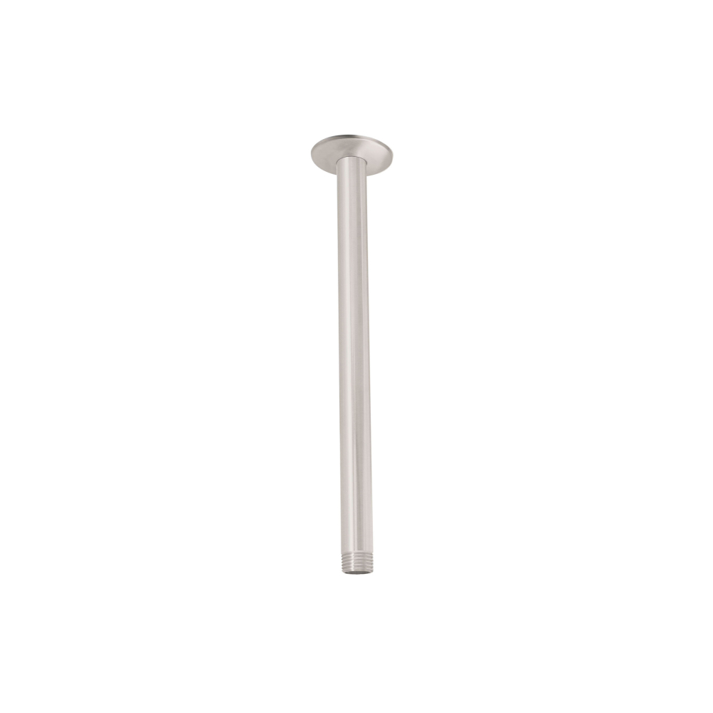 Brazo y chapetón para regadera techo, satín, ELEMENT BCH-710N