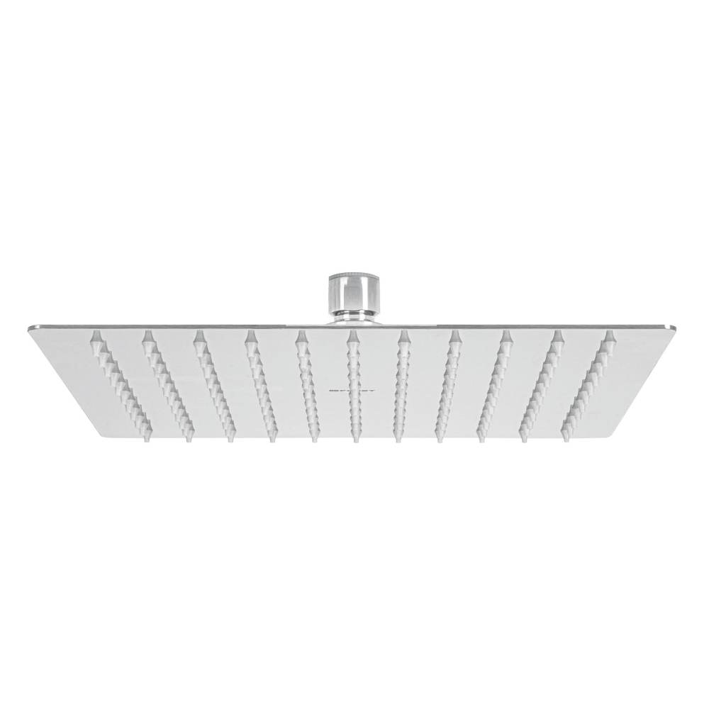 Regadera plato cuadrado 10' sin brazo, cromo, FOSET RIVIERA R-310S