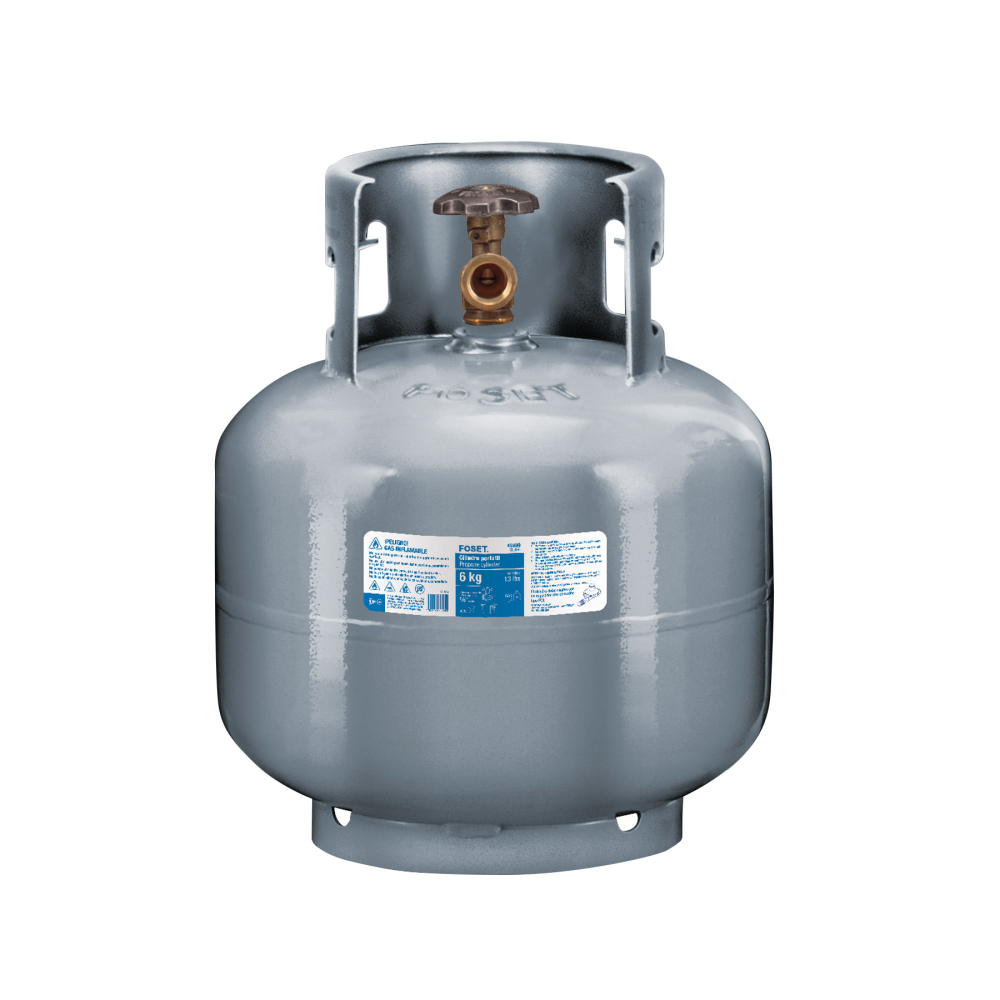 Cilindro portátil para gas LP, 6kg (13lb) FOSET CILG-6