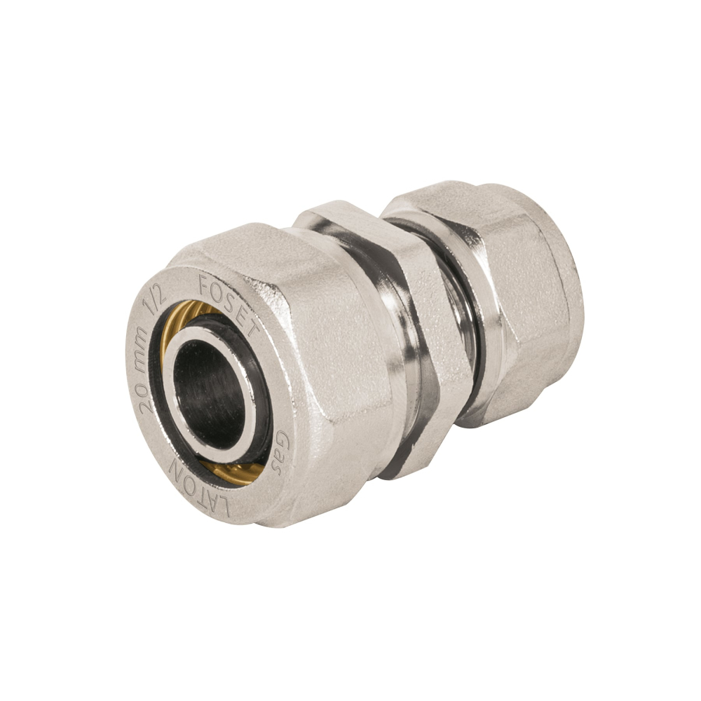 Cople de compresión reducido para PEALPE, 1/2' x 3/8', FOSET PPG-1238CM