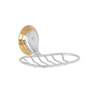 Jabonera de rejilla, cromo-oro, FOSET AQUA AQA-84G