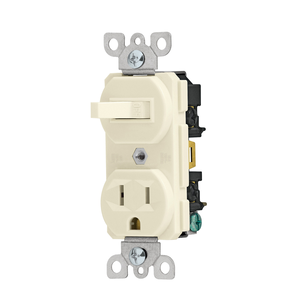 Interruptor de palanca con contacto, Standard, marfil COAP-S