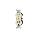 Contacto dúplex, 2 polos 3 hilos, Standard, marfil, VOLTECK CODO-S