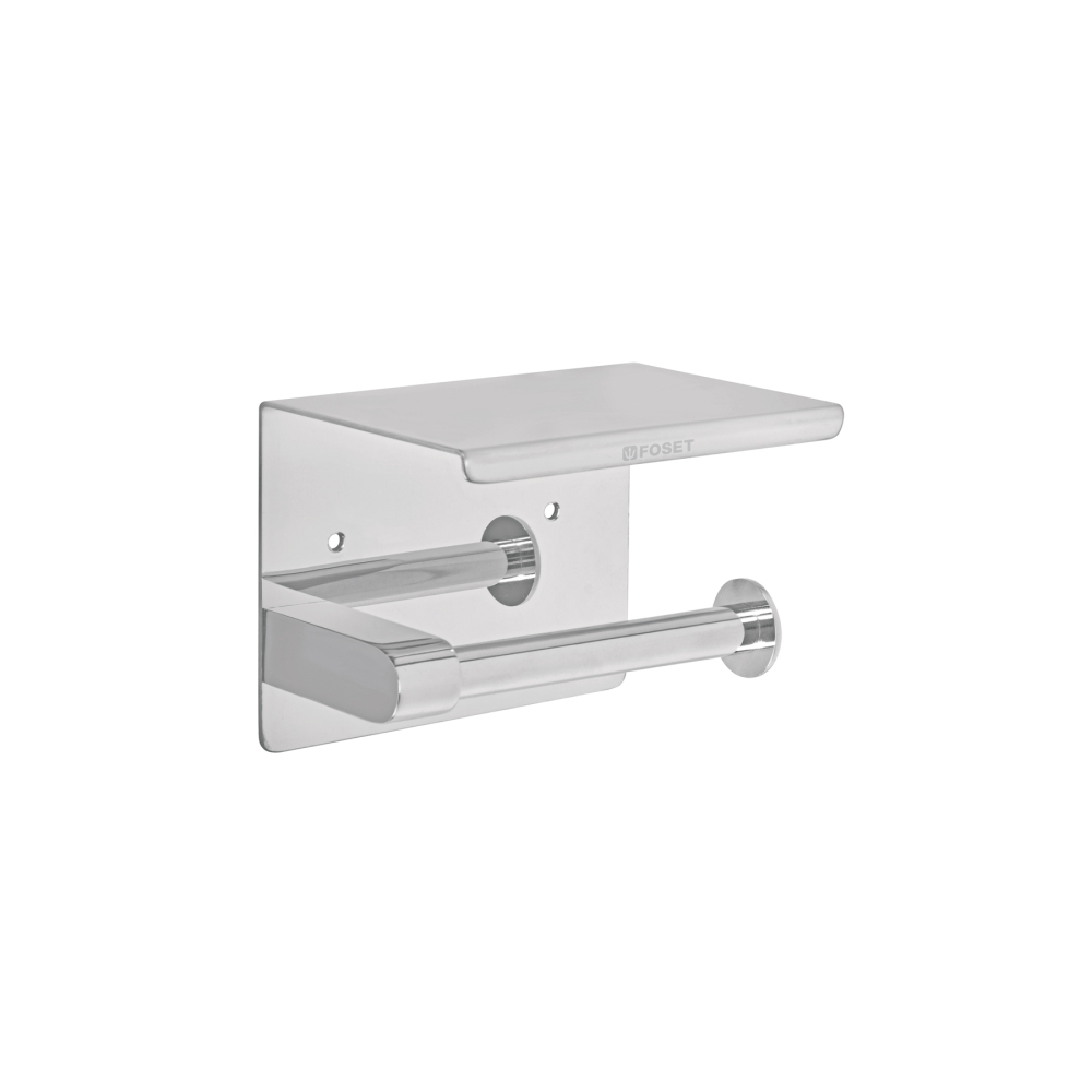 Portarrollo cromo con soporte para celular, FOSET RIVIERA RIA-84