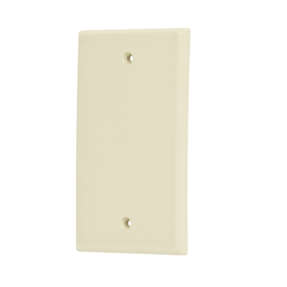 Placa de ABS ciega, Standard, marfil, VOLTECK PPCI-S