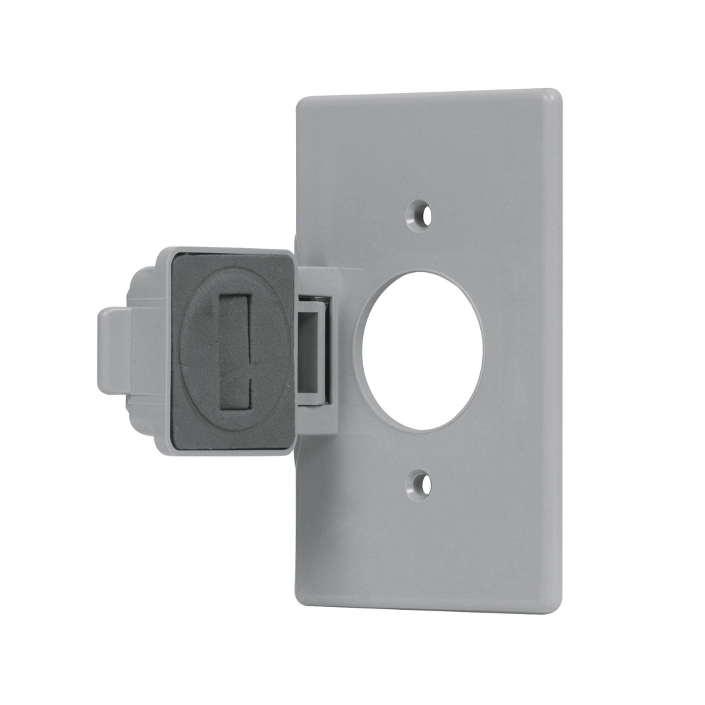 Placa contacto redondo, policarbonato,p/intemperie, Standard PPIN-SES