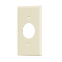 Placa de ABS para contacto redondo, Standard, marfil PPSE-S