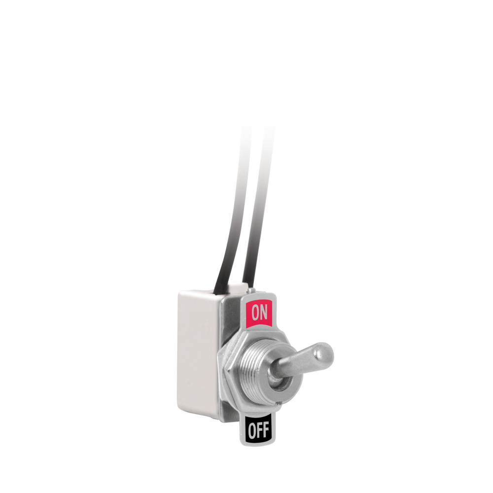 Interruptor de palanca con cable, 1 polo, on-off, VOLTECK APAL-2C
