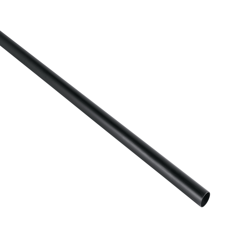 Tubo redondo de 3.0 m negro para closet, HERMEX TR-530N