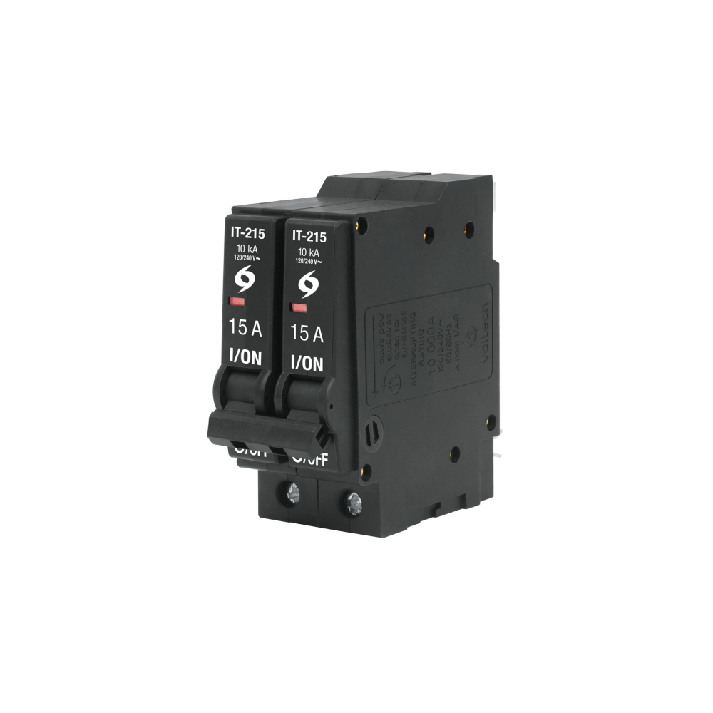 Interruptor de 2 polos 15A, enchufable, VOLTECK IT-215