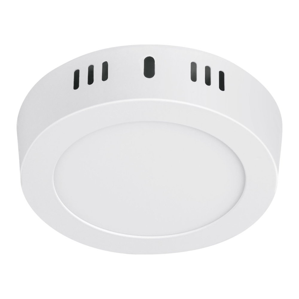 Luminario LED plafón 6W 6500K, redondo, blanco, VOLTECK PLA-203L