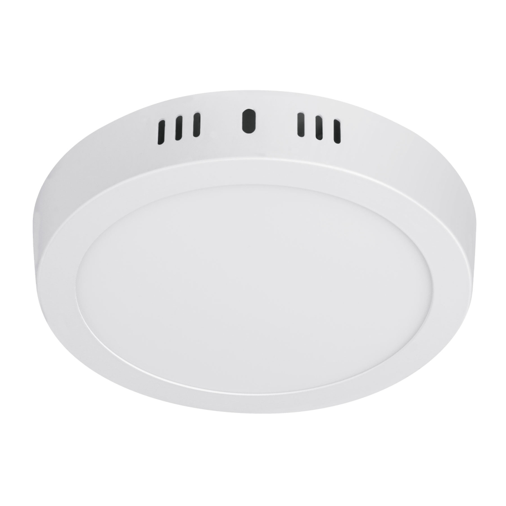 Luminario LED plafón 12W 6500K, redondo, blanco, VOLTECK PLA-205L