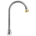 Cuello tipo bar para mezcladora de lavabo, cromo-oro, AQUA AQCR-60G
