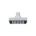 Regadera cuadrada 4', ABS, sin brazo, cromo, AQUA R-403S