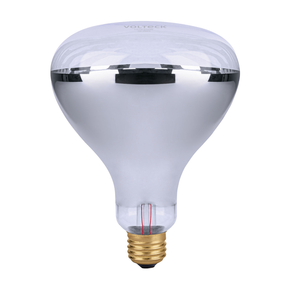 Lámpara incandescente de calor, BR40 250 Watts, transparente BR-40IT