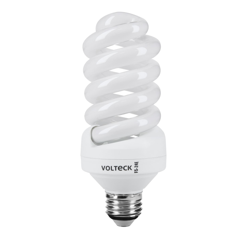 Lámpara espiral T4 24 W luz neutra en blíster, VOLTECK FS-24E