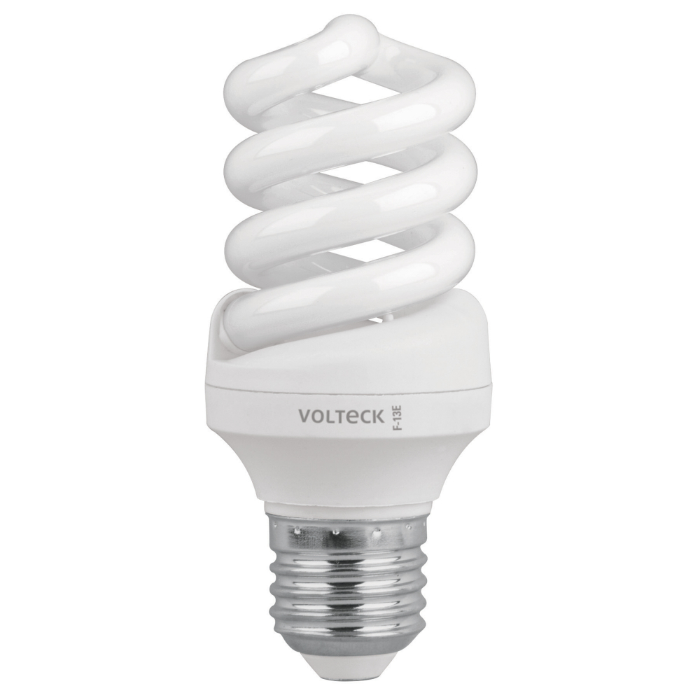 Lámpara espiral T3 13 W luz de día en blíster, VOLTECK F-13E