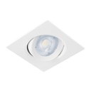 Luminario LED empotrable 5W 6500K, cuadrado, blanco, VOLTECK EMP-106L
