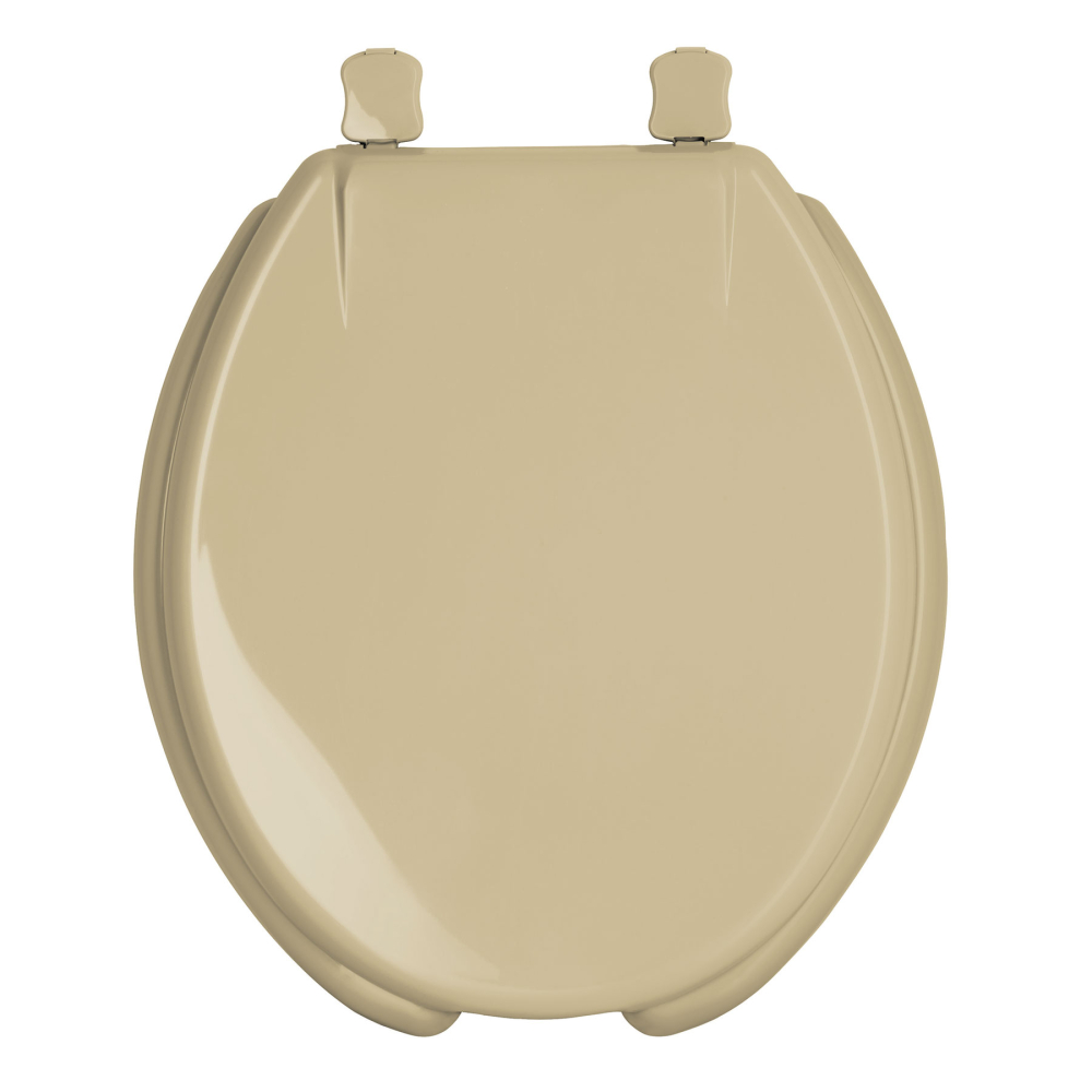 Asiento redondo para WC, abierto, beige, AQUA AWC-40C