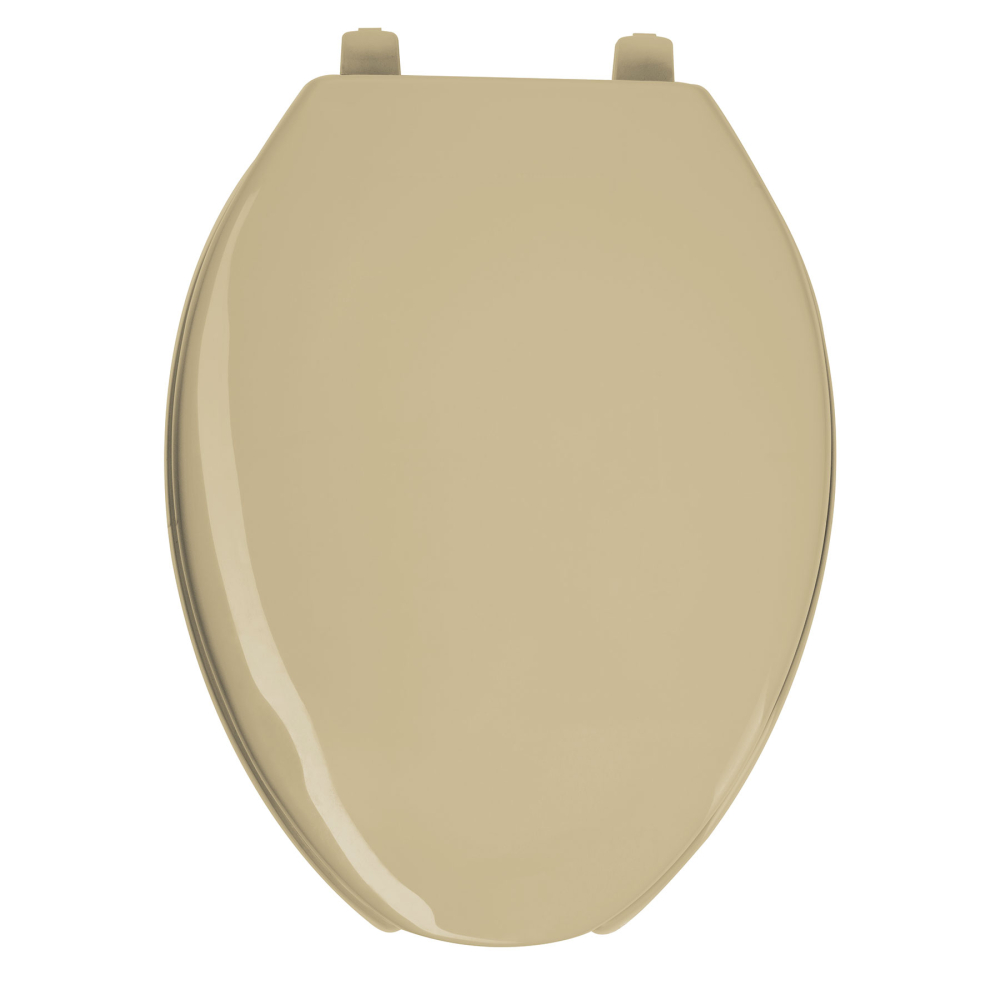 Asiento alargado para WC, abierto, beige, AQUA AWC-45C