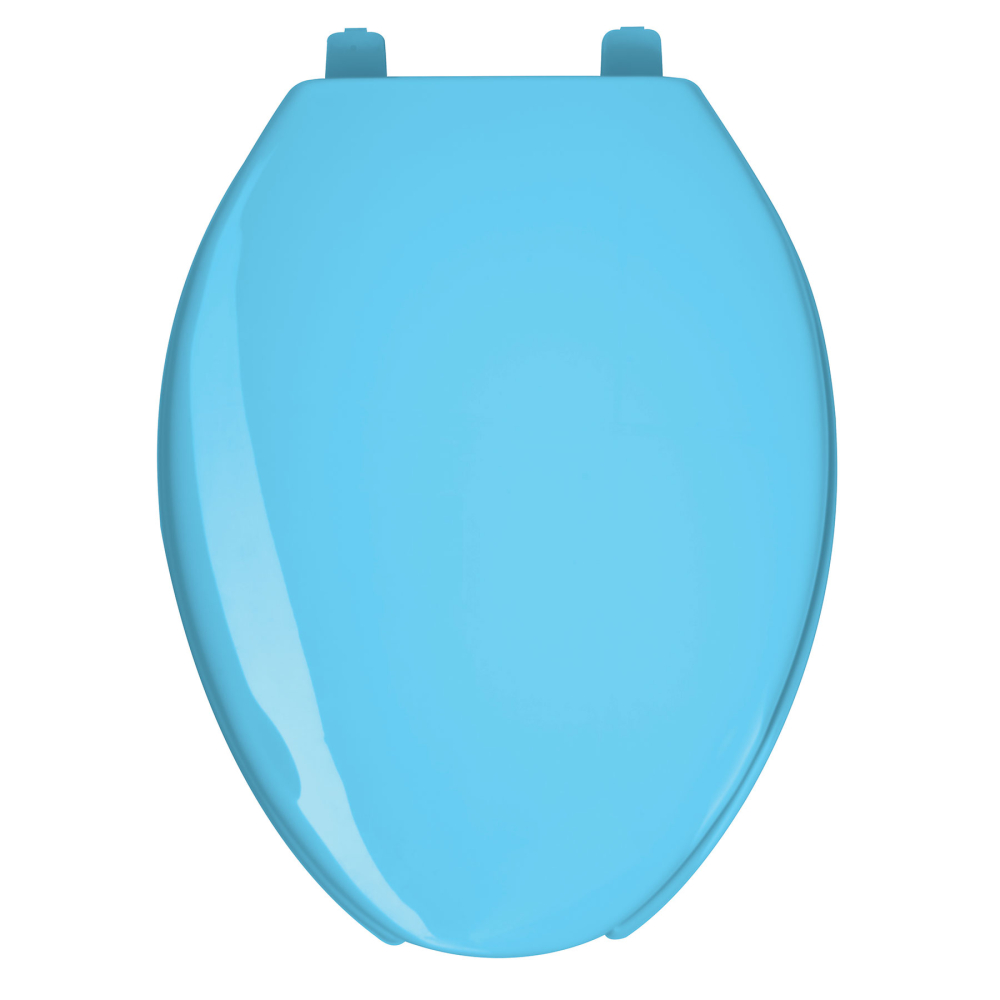 Asiento alargado para WC, abierto, azul, AQUA AWC-45Z