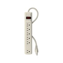 Multicontacto 14 AWG 6 entradas supresor de picos 450 joules MUL-645