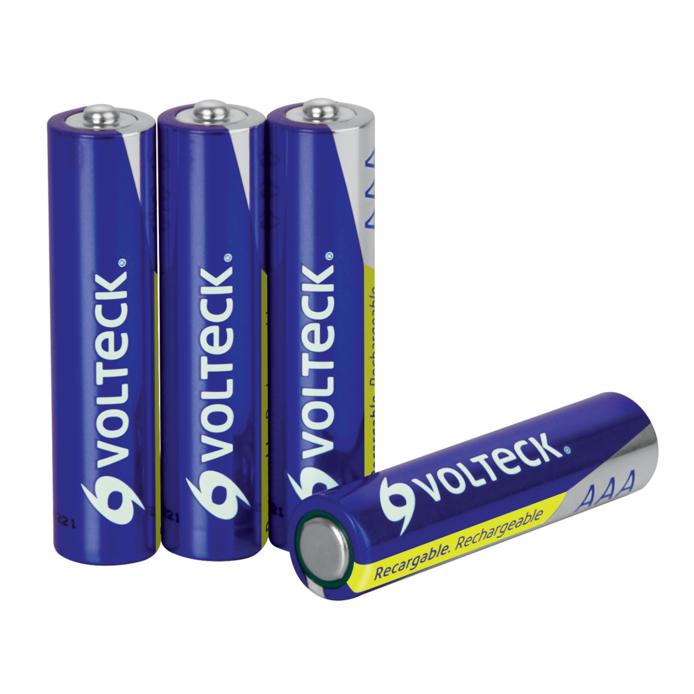 Blíster con 4 pilas recargables AAA uso general, 600 mAh RE-AAA2