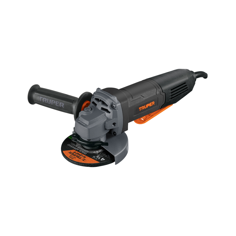 Esmeriladora 4-1/2', 850 W, int. paleta, TRUPER INDUSTRIAL ESMA-4580PN