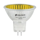 Lámpara de halógeno amarillo 50 W tipo MR16 en caja, VOLTECK JR-50A
