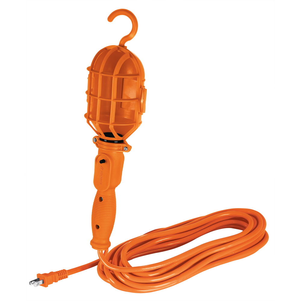 Lámpara de taller con canastilla plástica, 7.5 m, VOLTECK LAT-8P
