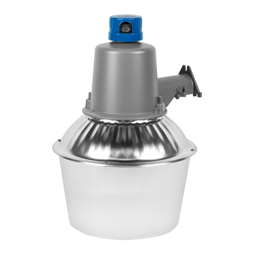 Luminario suburbano con foco LED 50W 6500K y sensor de luz SUB-822F