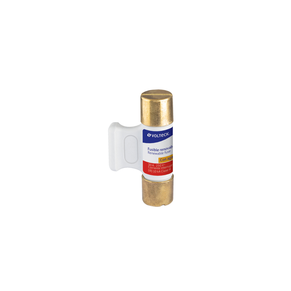 Fusible 30 A con agarradera, VOLTECK FUS-30A