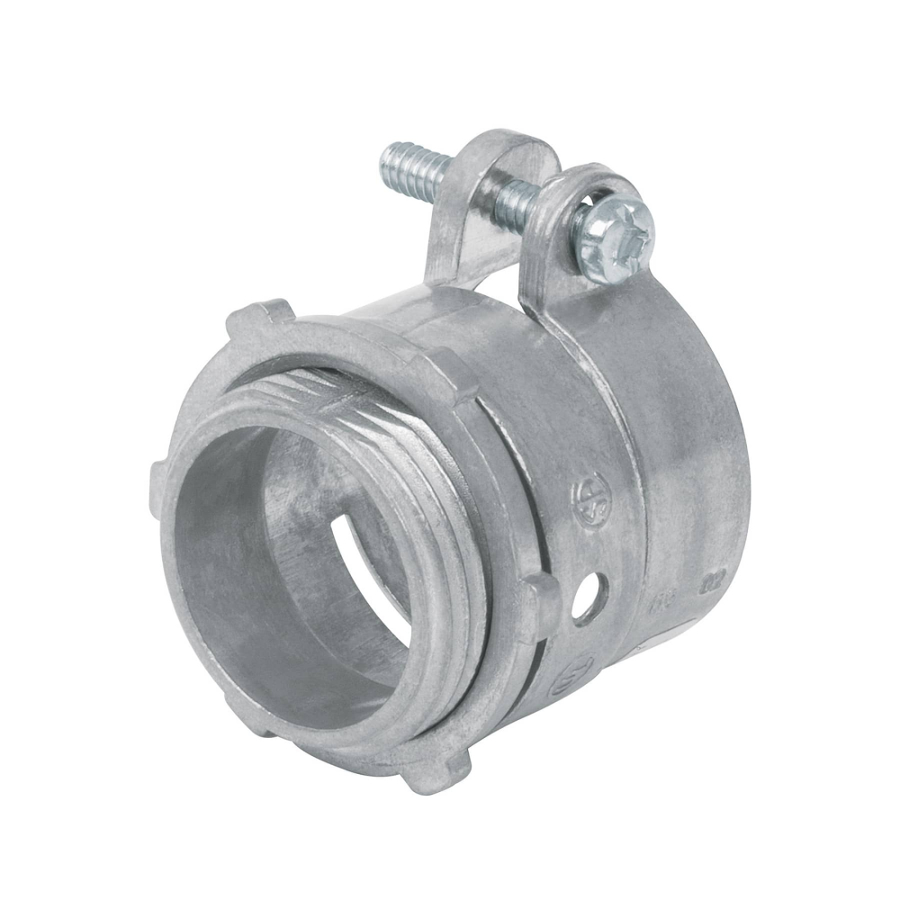 Conector recto 1' para tubo flexible metálico, VOLTECK CTF-1R