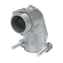 Conector curvo 1' para tubo flexible metálico, VOLTECK CTF-1C