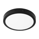 Luminario LED plafón 18W 6500K, redondo, negro, VOLTECK PLA-227L