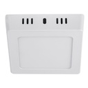 Luminario LED plafón 6W 6500K, cuadrado, blanco, VOLTECK PLA-210L