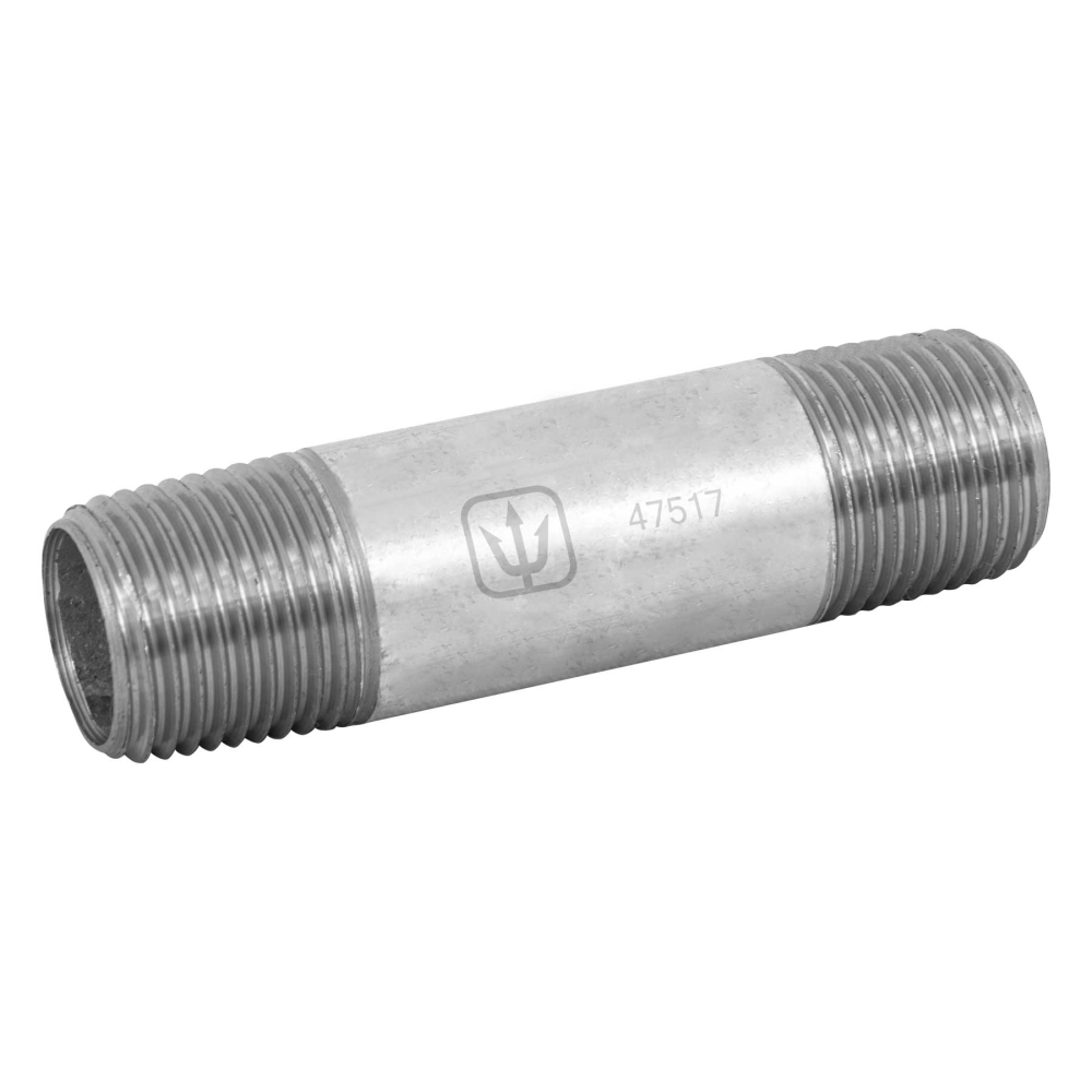 Niple de acero galvanizado 1/2' x 3', FOSET CG-402