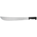 Machete estándar 18' cacha negra inyectada, en bolsa, TRUPER T-460-18BB