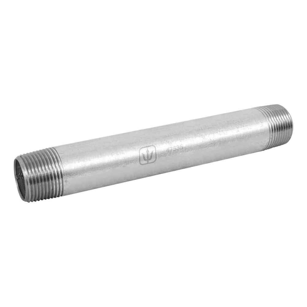 Niple de acero galvanizado 1' x 8', FOSET CG-420
