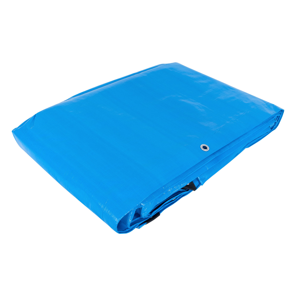 Lona de polietileno reforzada 6 x 9 m, azul, 180g/m2, TRUPER LT-69Z