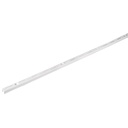 Cremallera sencilla blanca para ménsulas planas, 1m, FIERO SOMO-10CS