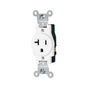 Contacto sencillo, 2 polos 3 hilos, 20 A, Standard, blanco COSE-MSB