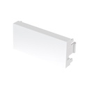 Tapón ciego blanco de 1 módulo, línea Lisboa, VOLTECK TA-LB